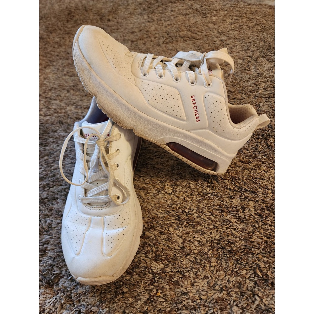 Skechers Uno Evolve Infinite Air White Sneakers Size 8